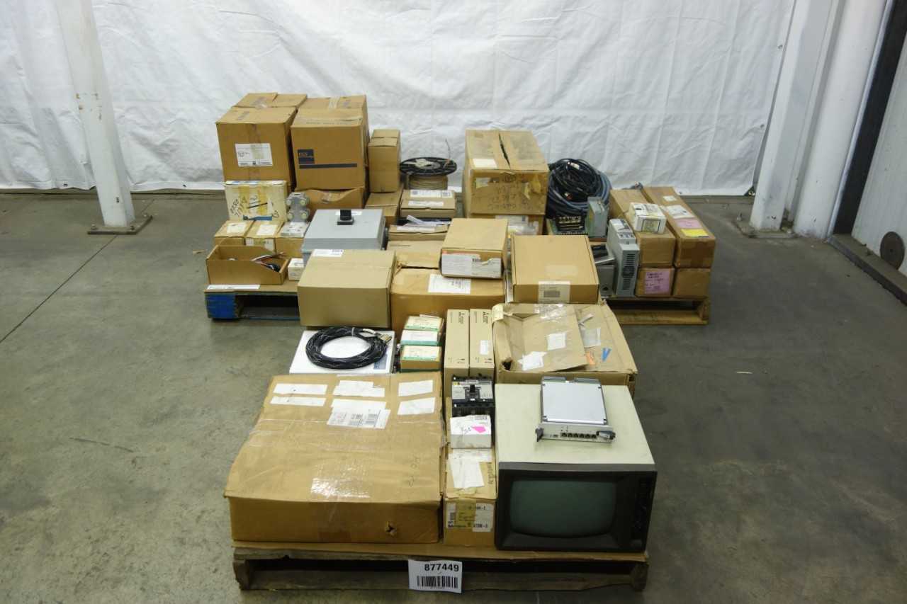 3 PALLETS OF ASSORTED ELECTRICAL - ELECTRICAL COMPONENTS