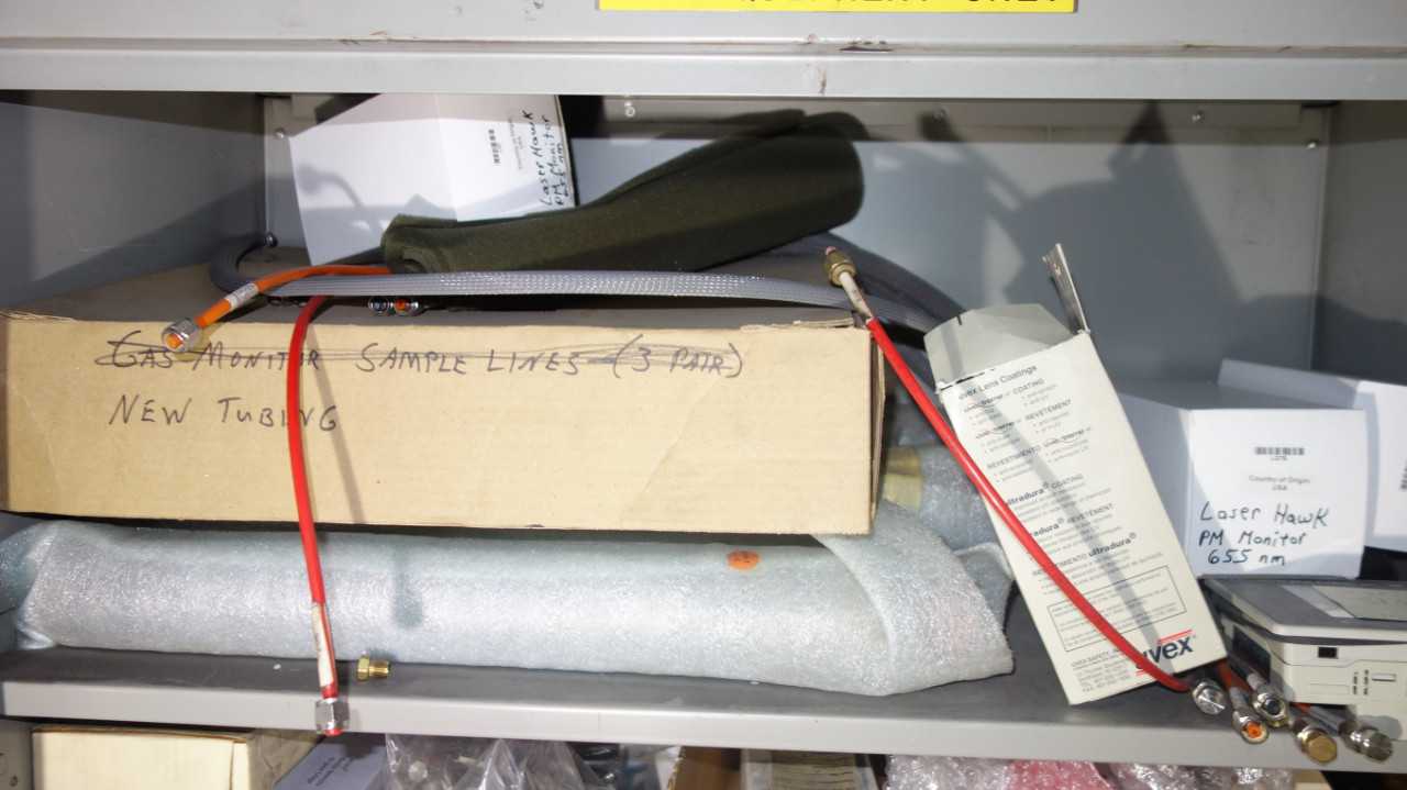 CABINET WITH CONTENTS, ASSORTED MRO LAB SUPPLIES - INDUSTRIAL PARTS