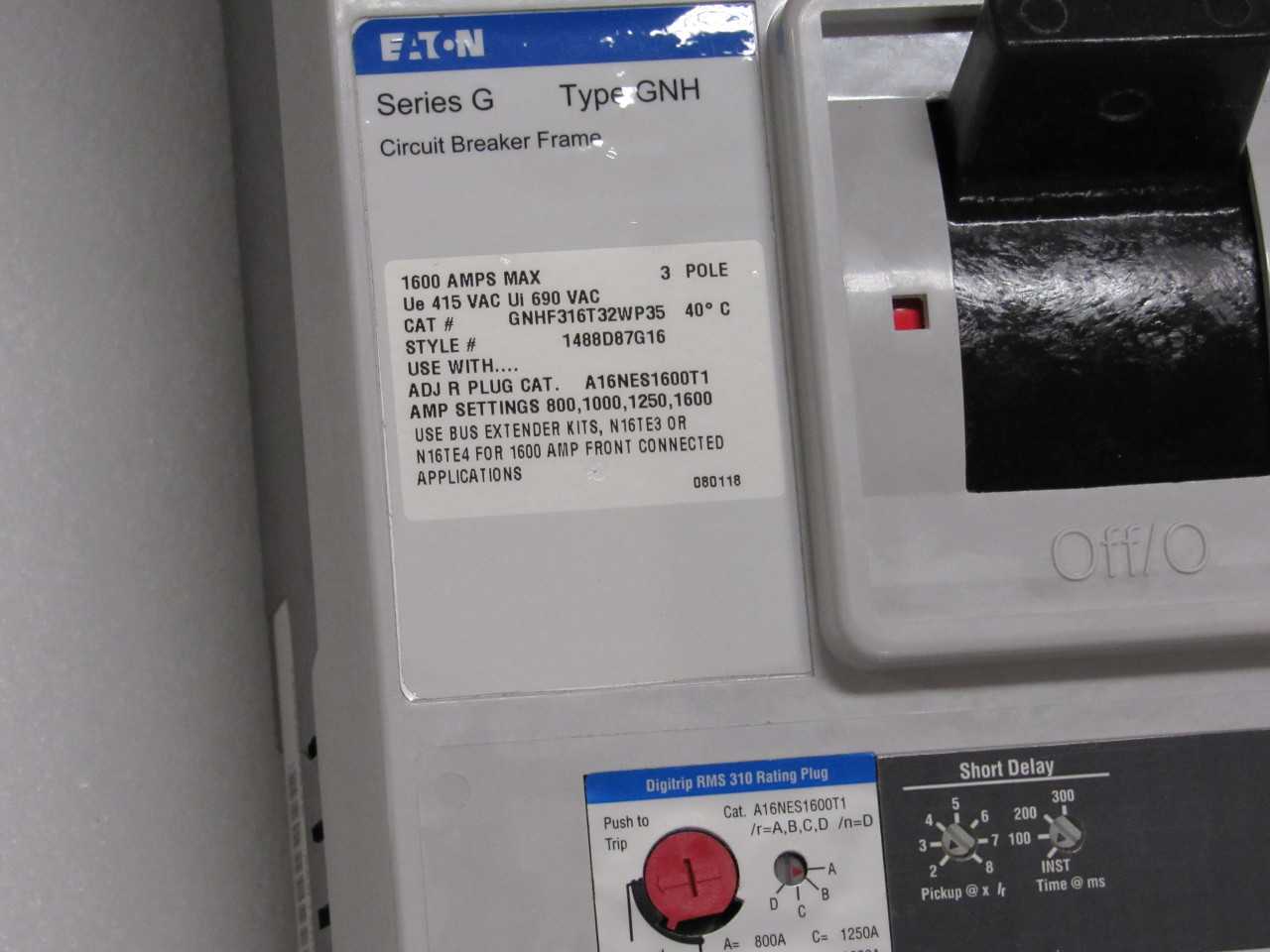 Eaton circuit Breaker - CIRCUIT BREAKERS
