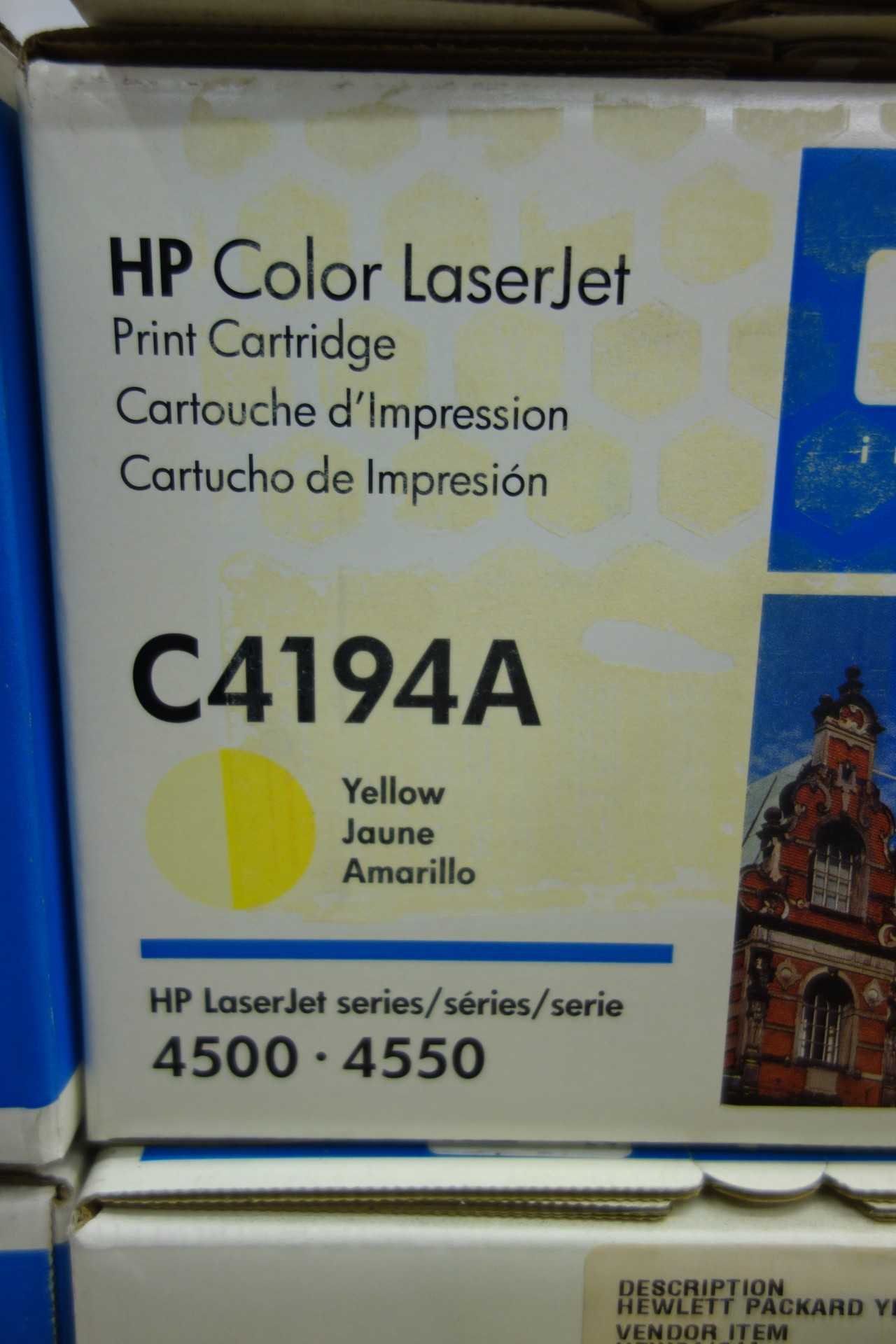 LOT OF HEWLETT PACKARD COLOR LASERJET PRINT CARTRIDGES - INDUSTRIAL PARTS