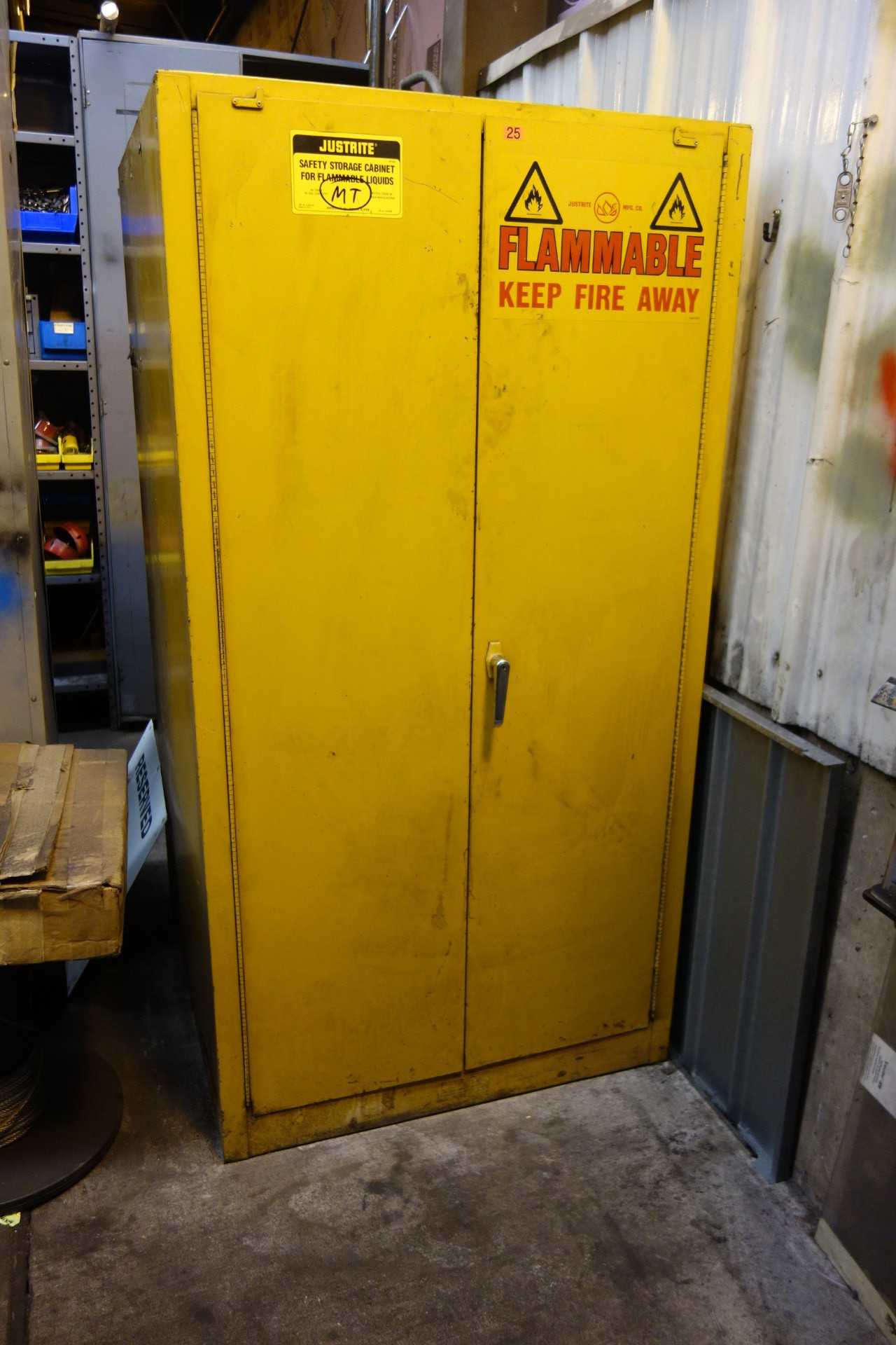 JUSTRITE 60 GAL FLAMMABLE SAFETY STORAGE CABINET - TOOL STORAGE