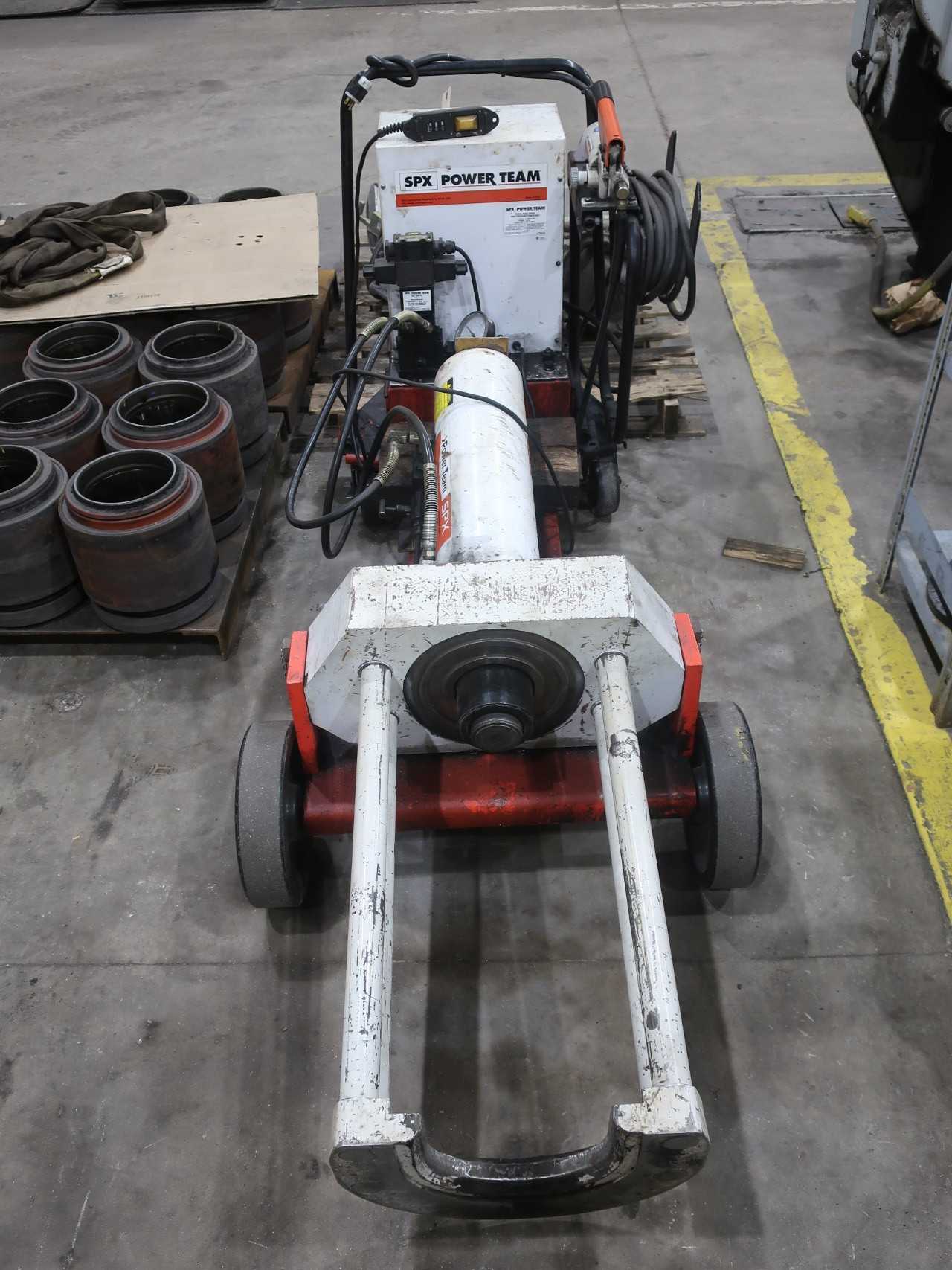 100 ton hydraulic bearing press/puller, 15-1/2" stroke, 115/230V-AC - PRESSES