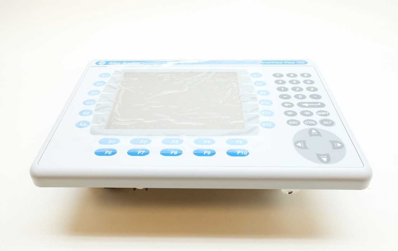ALLEN BRADLEY 2711P-B7C4D8 PANELVIEW PLUS 700 COLOR KEY TOUCH DISPLAY SER A - HMIS & DISPLAYS