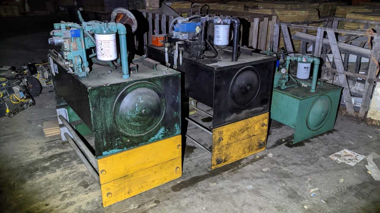 3 HYDRAULIC PUMP PACKS WITH TANK - HYDRAULIC PARTS