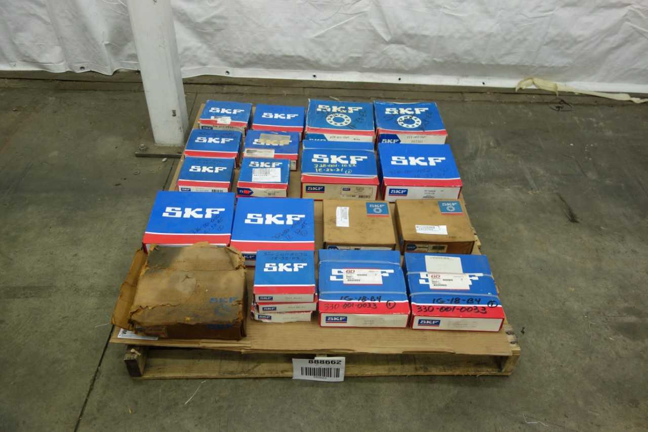 PALLET OF SKF ROLLER BEARINGS - BEARINGS