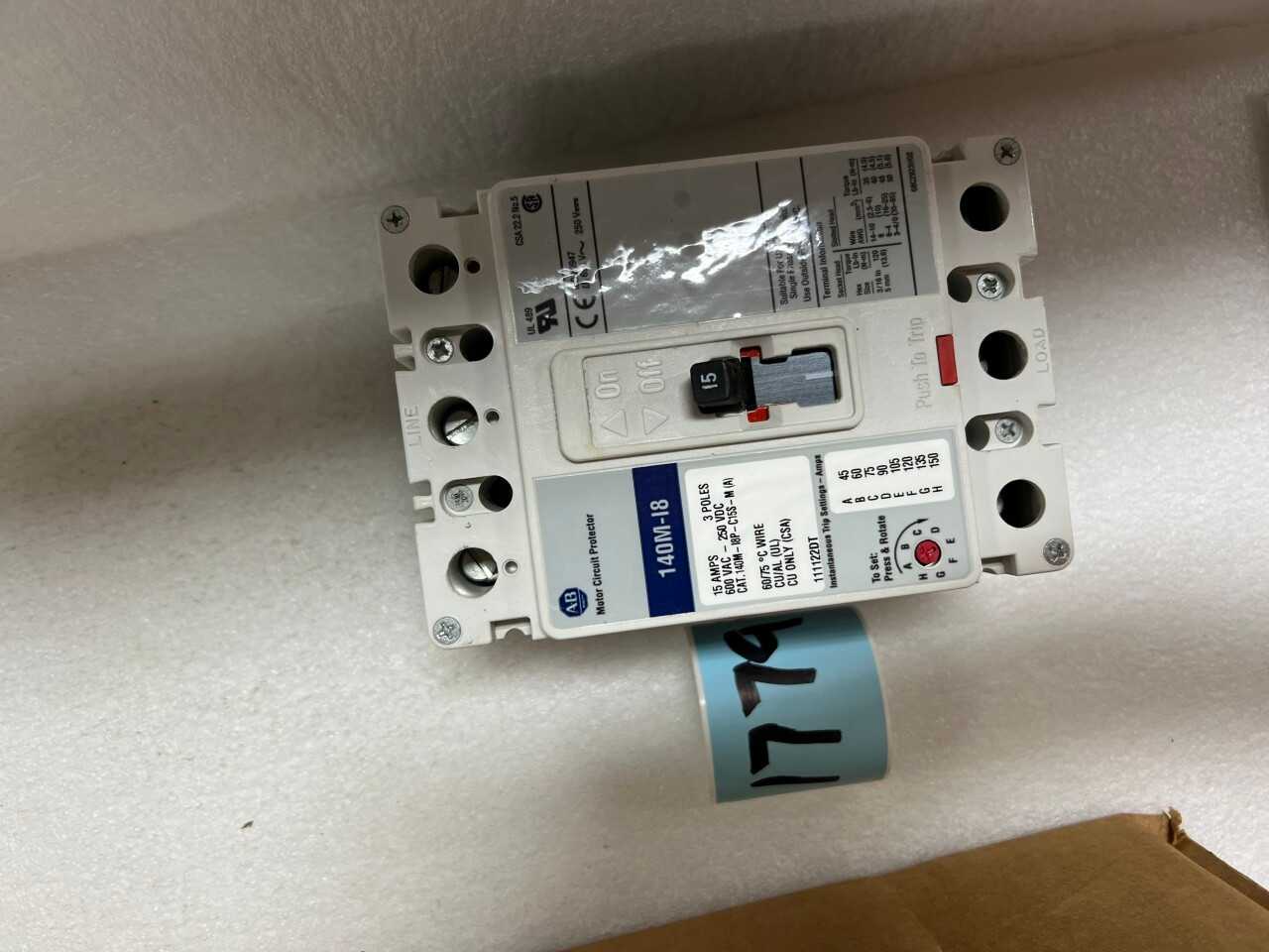 Allen Bradley circuit breakers - CIRCUIT BREAKERS