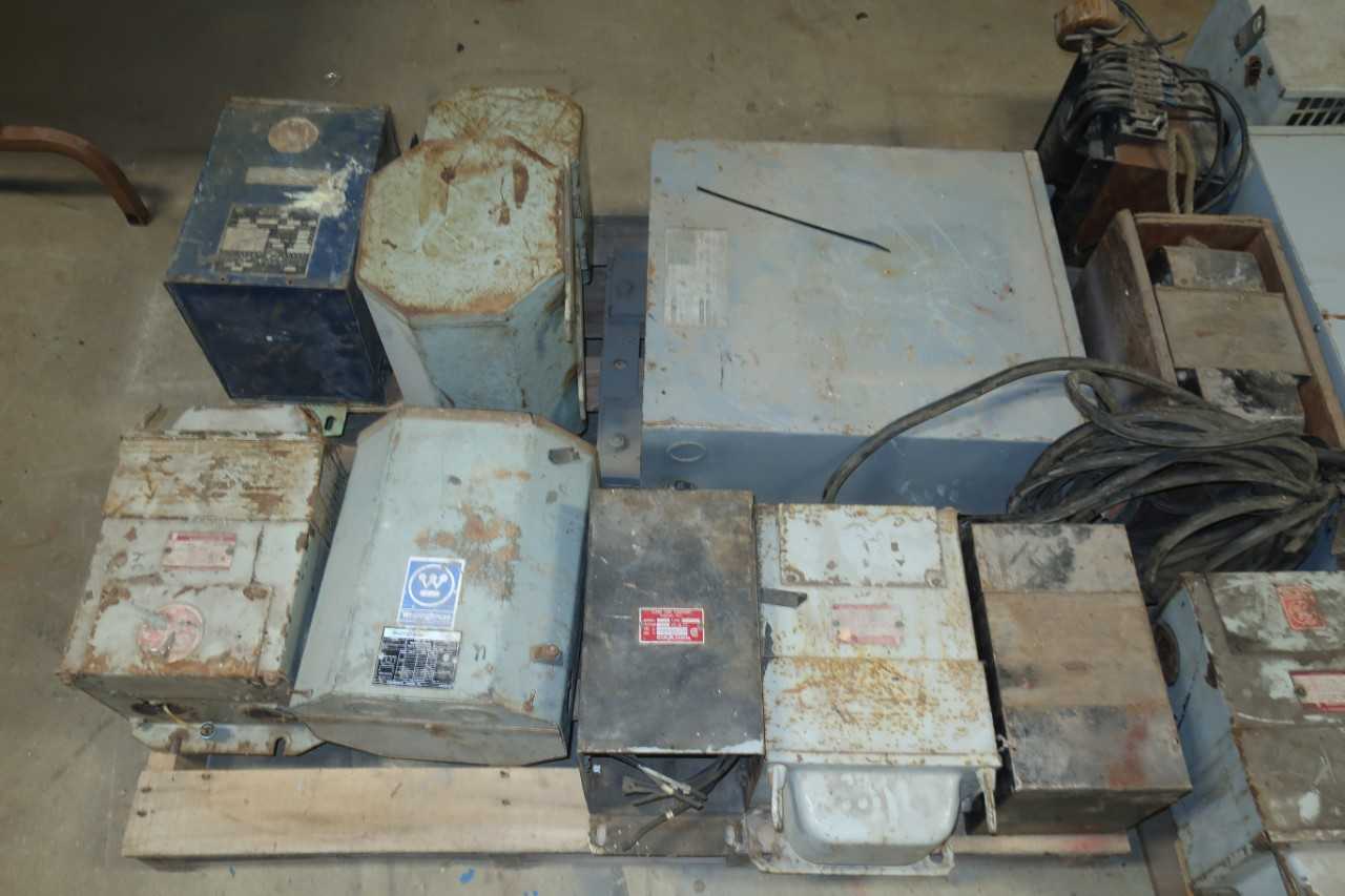 2 PALLETS OF ASSORTED TRANSFORMERS - CONTROL TRANSFORMERS