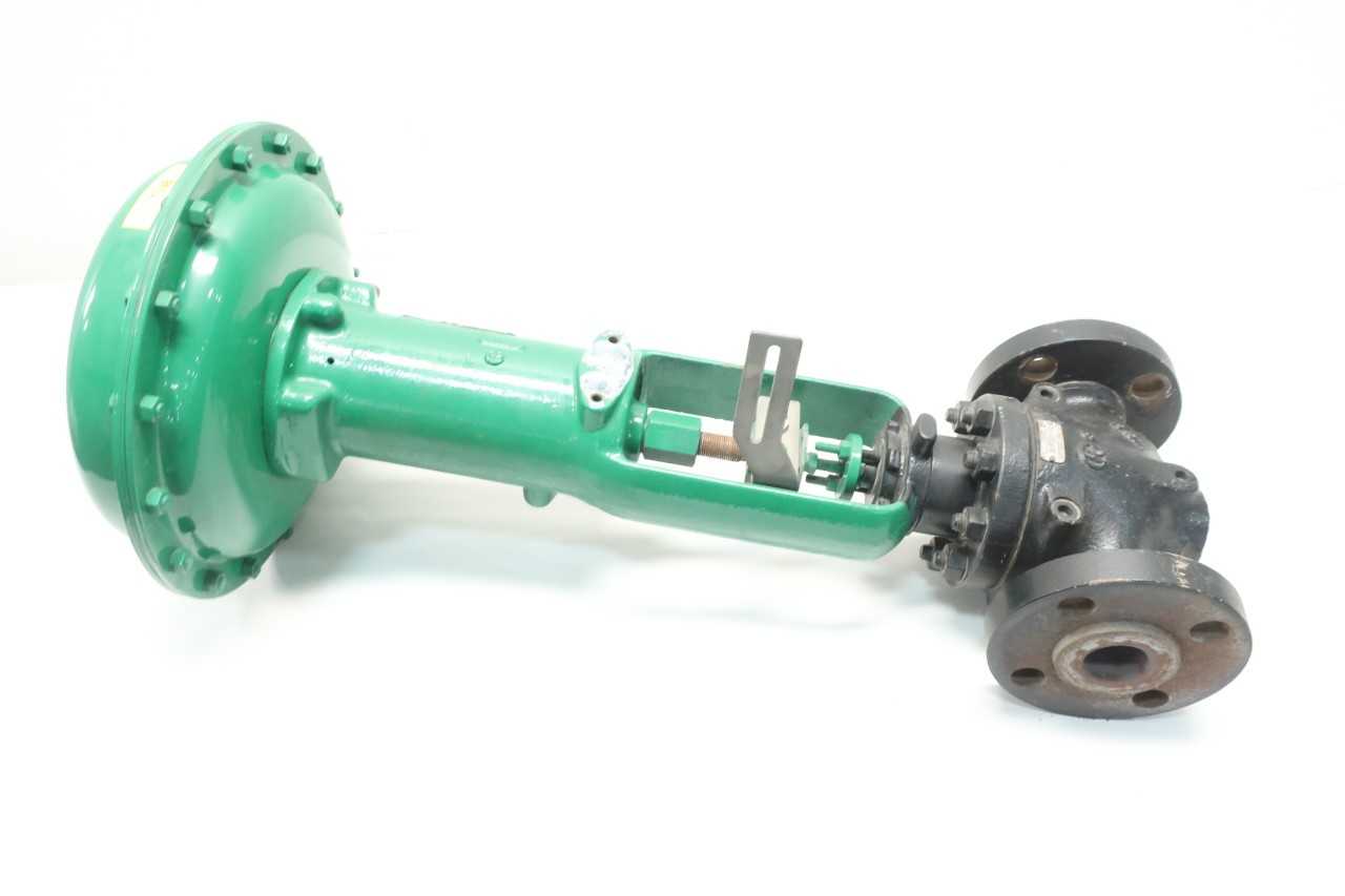 FISHER ED 6-30PSI PNEUMATIC 667 600 STEEL FLANGED 1-1/2IN CONTROL VALVE - CONTROL VALVE