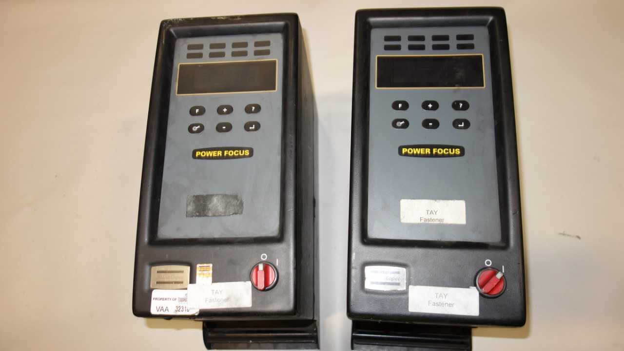 LOT OF 2  ATLAS COPCO PF4000-C-DN-HW TENSOR NUTRUNNER CONTROLLERS 8433 6140 05 - AUTOMATION & CONTROLS