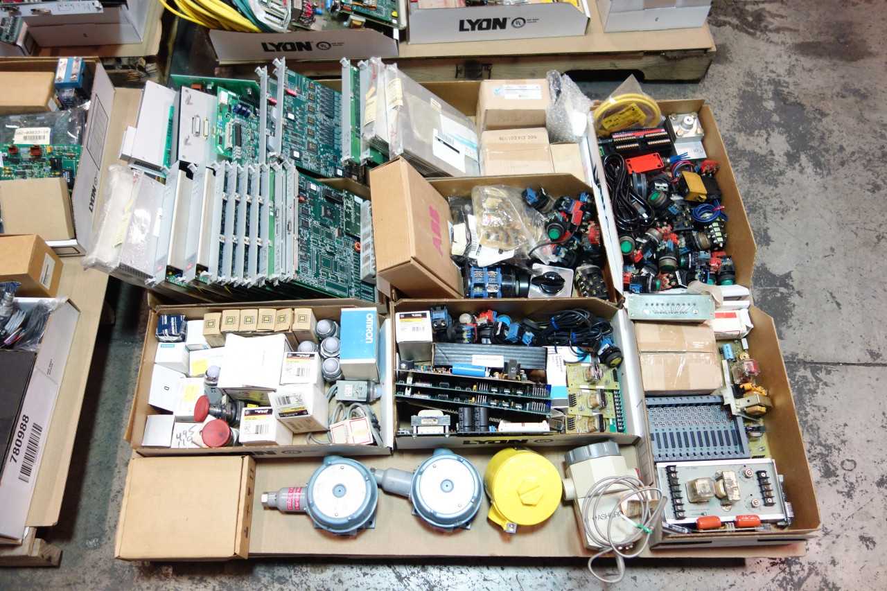 4 PALLETS OF ASSORTED AUTOMATION - INDUSTRIAL PARTS
