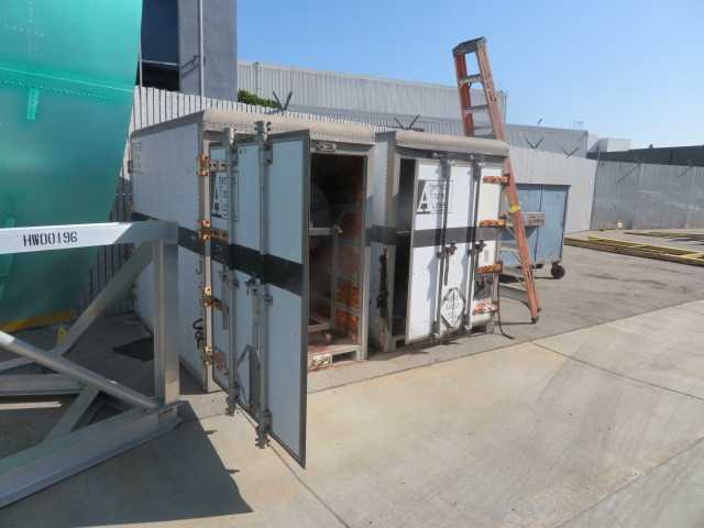 Storage Containers (2) Lot, 4' X 6' X 7', approx. - MATERIAL HANDLING