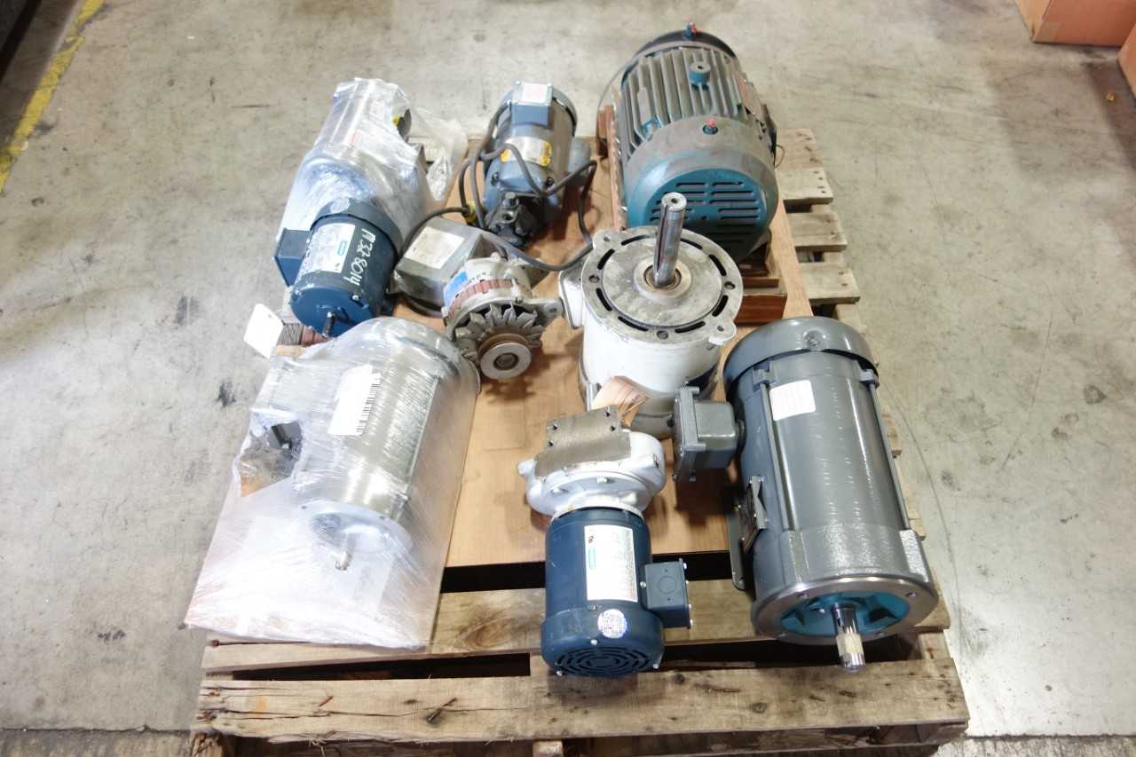1 PALLET OF MOTORS - ELECTRIC MOTORS