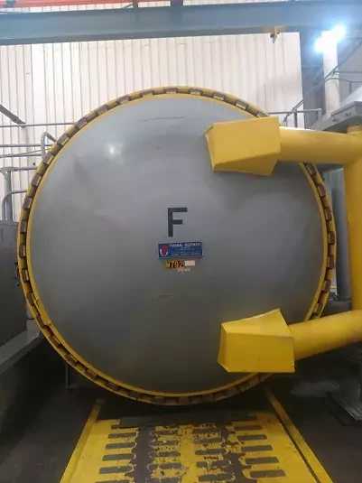 TEC Autoclave 10' X 50' 650 Degree, 210 PSI, under power at this time - MISCELLANEOUS TEC Autoclave 10' X 50' 650 Degree, 210 PSI, under power at this time - MISCELLANEOUS