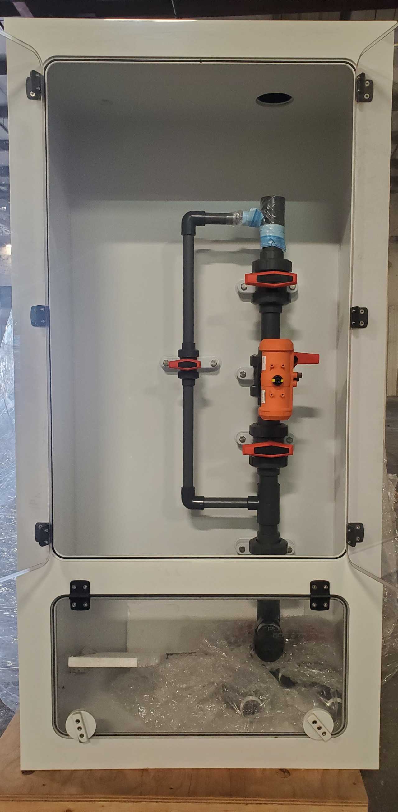 Georg Fischer Encased Pneumatically Actuated Piping w/ Manual Override - VALVES