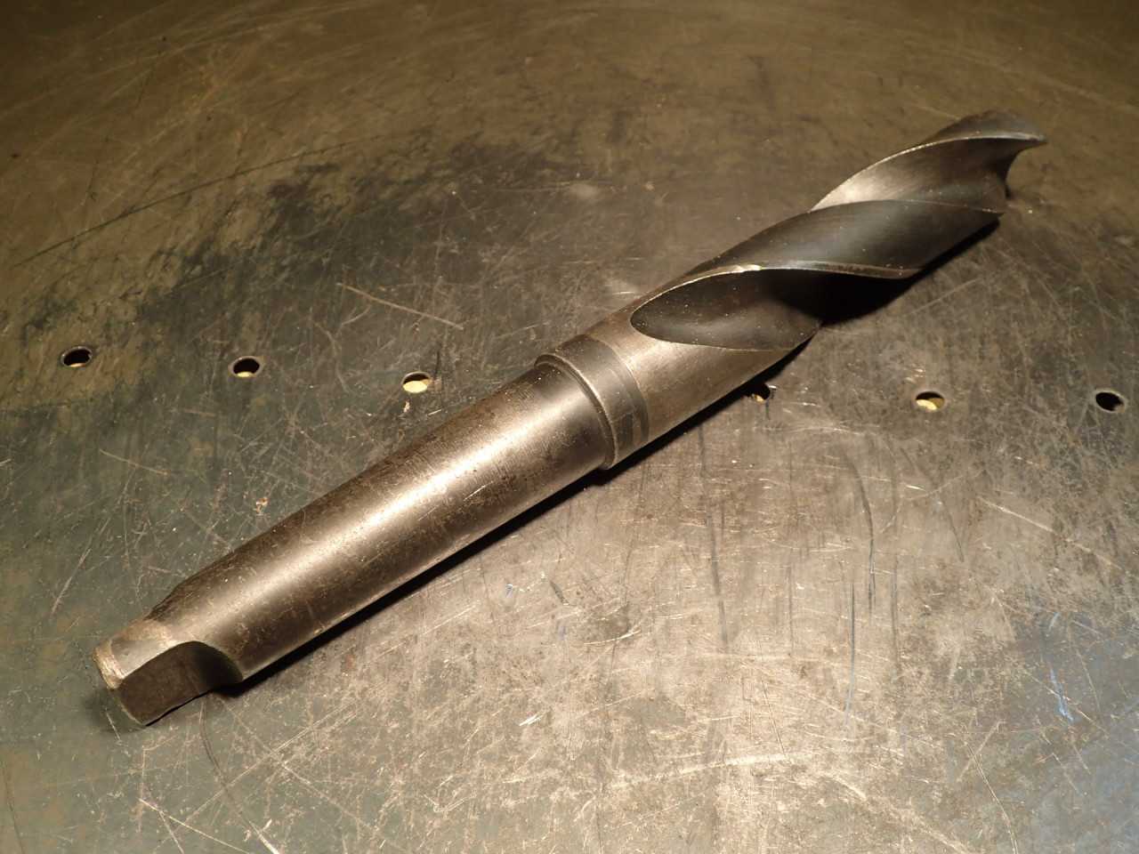 Vermont 1-7/16" 1.4375 HS Drill Bit: 5" Long Flutes Morse Taper #4 Shank MT4 4MT - WORKHOLDING