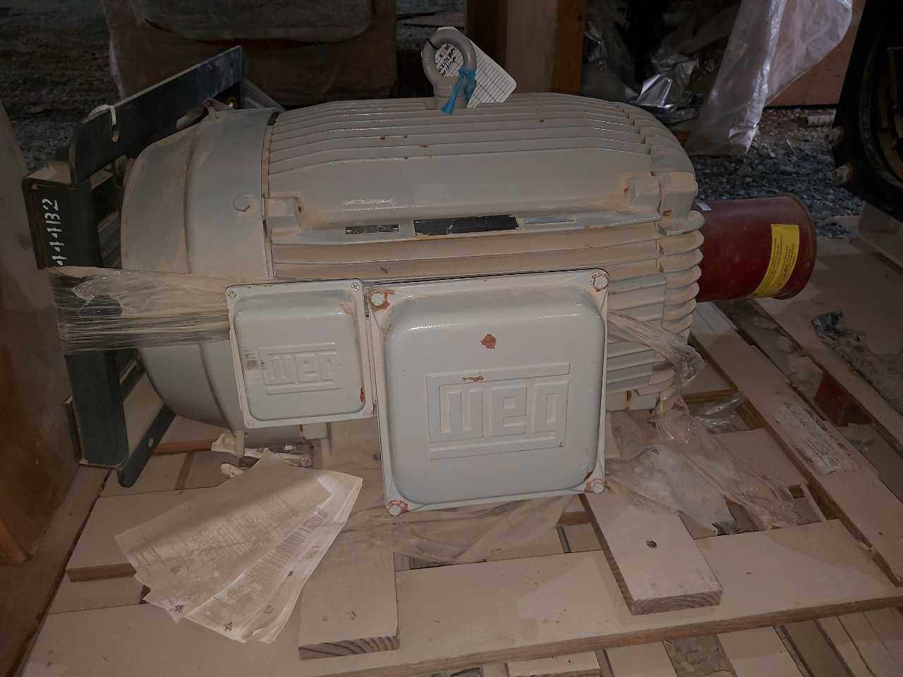 WEG 125HP 575V-AC FRAME 444/5T ELECTRIC MOTOR - ELECTRIC MOTORS