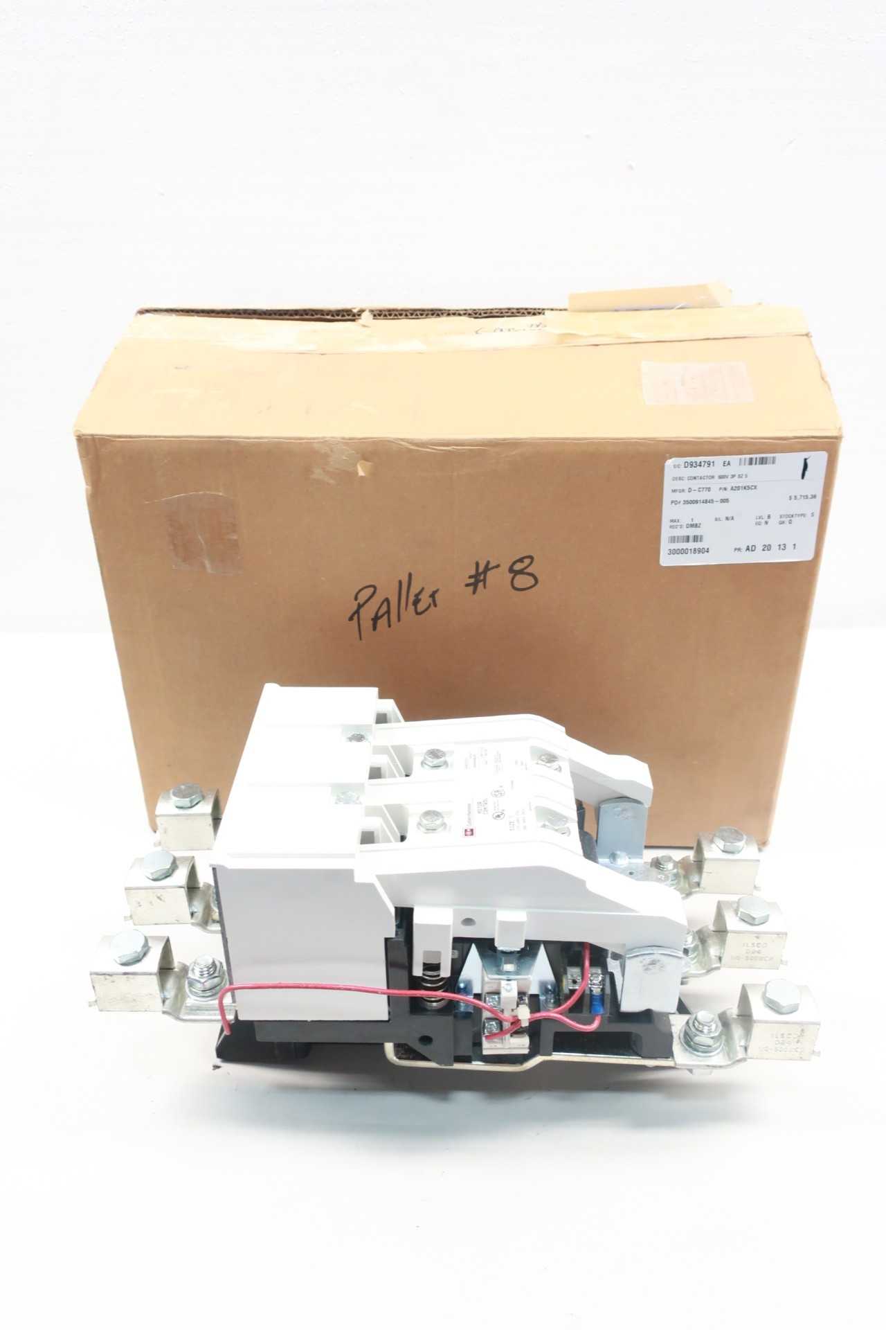 CUTLER HAMMER A201K5CX NON-REVERSING 440V-AC 200HP SIZE 5 OTHER CONTACTOR - CONTACTORS