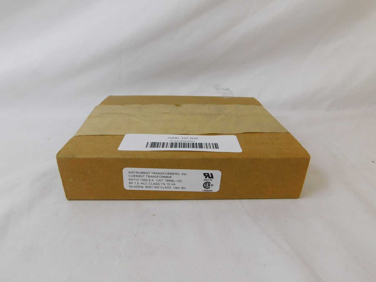Quantity of 2 New Surplus Instrument Transformers Inc 76RBL-102 Current Transformer 1000:5A 600V 50-400Hz - CONTROL TRANSFORMERS