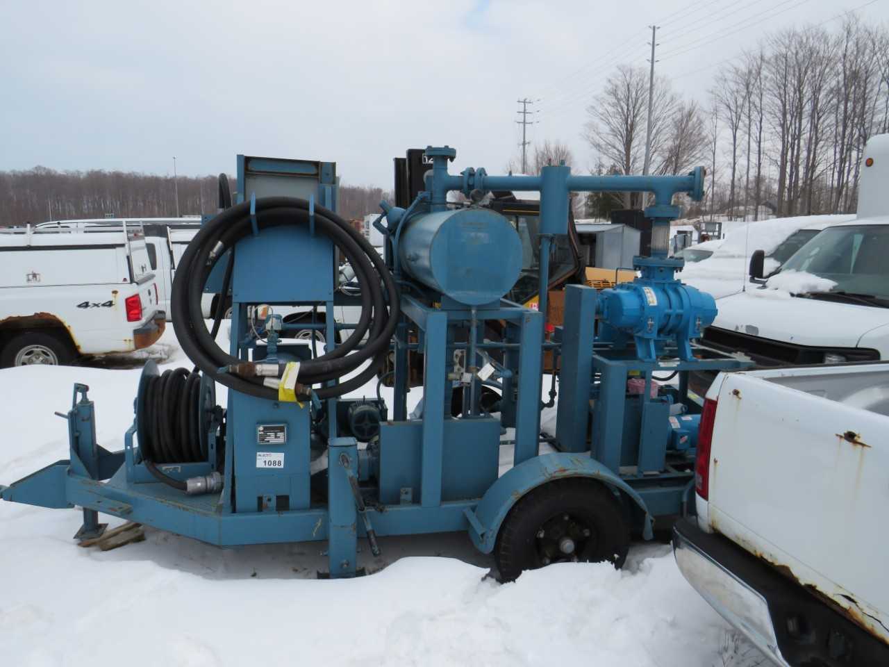 1990 ENERVAC WATER PUMP TRAILER - PUMPS