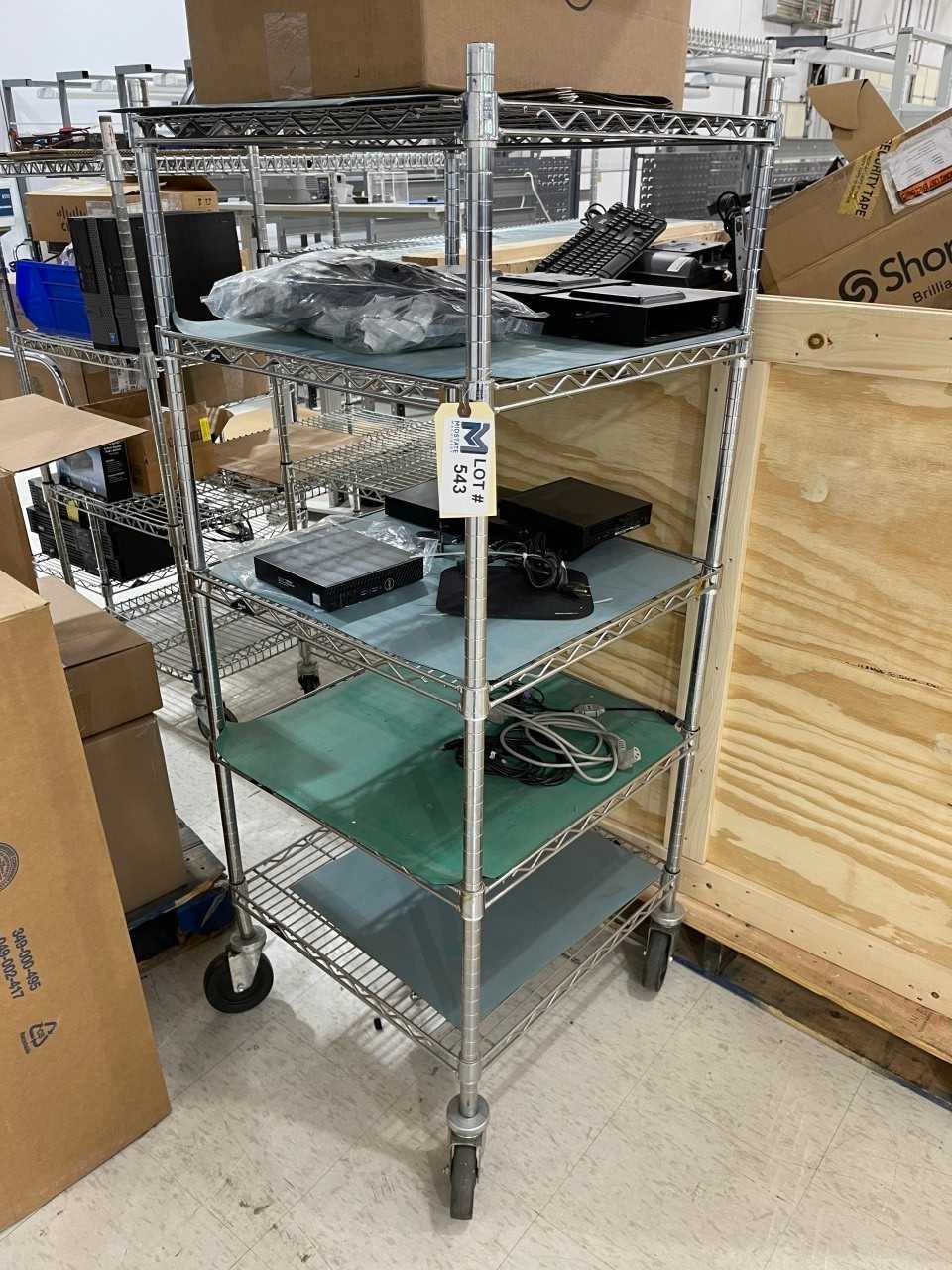 Rolling Bakers Rack No Contents - ROLLING CARTS