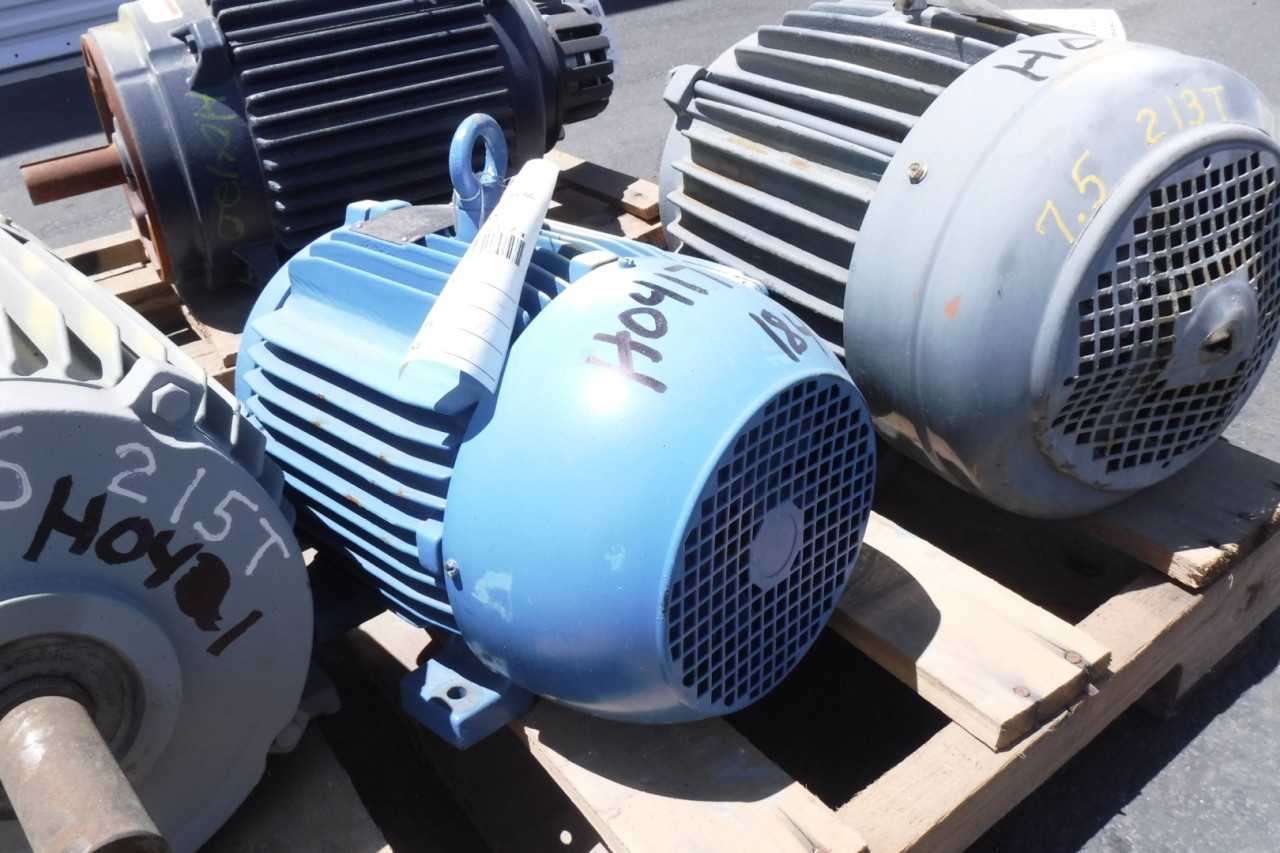 5 HP WEG 1800 RPM 184T Frame Motor Unused - ELECTRIC MOTORS