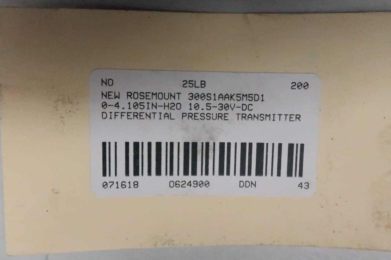 ROSEMOUNT 3051SFAD6100 FLOW METER - FLOW METER