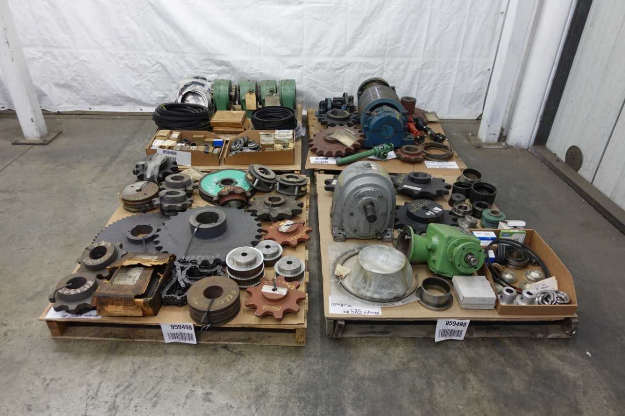 4 PALLETS OF ASSORTED POWER TRANSMISSION REPLACEMENT PARTS - POWER TRANSMISSION