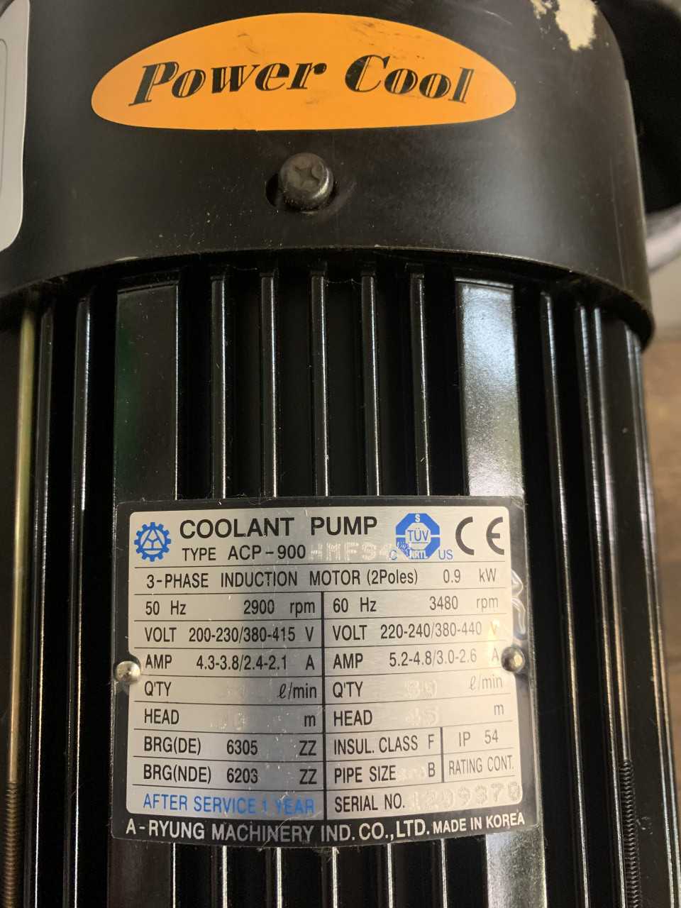 Power Core ACP-900 Coolant Pump - MISCELLANEOUS