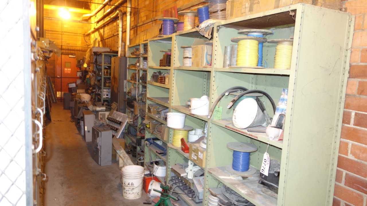 CONTENTS OF ALL SHELVES, ASSORTED ELECTRICAL MRO - ELECTRICAL COMPONENTS