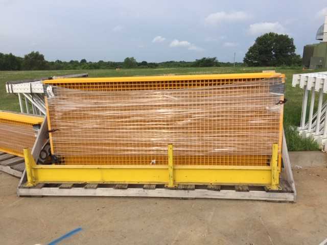 40x Used and 26x New 4' x 10' rack safety guards - PALLET RACKING