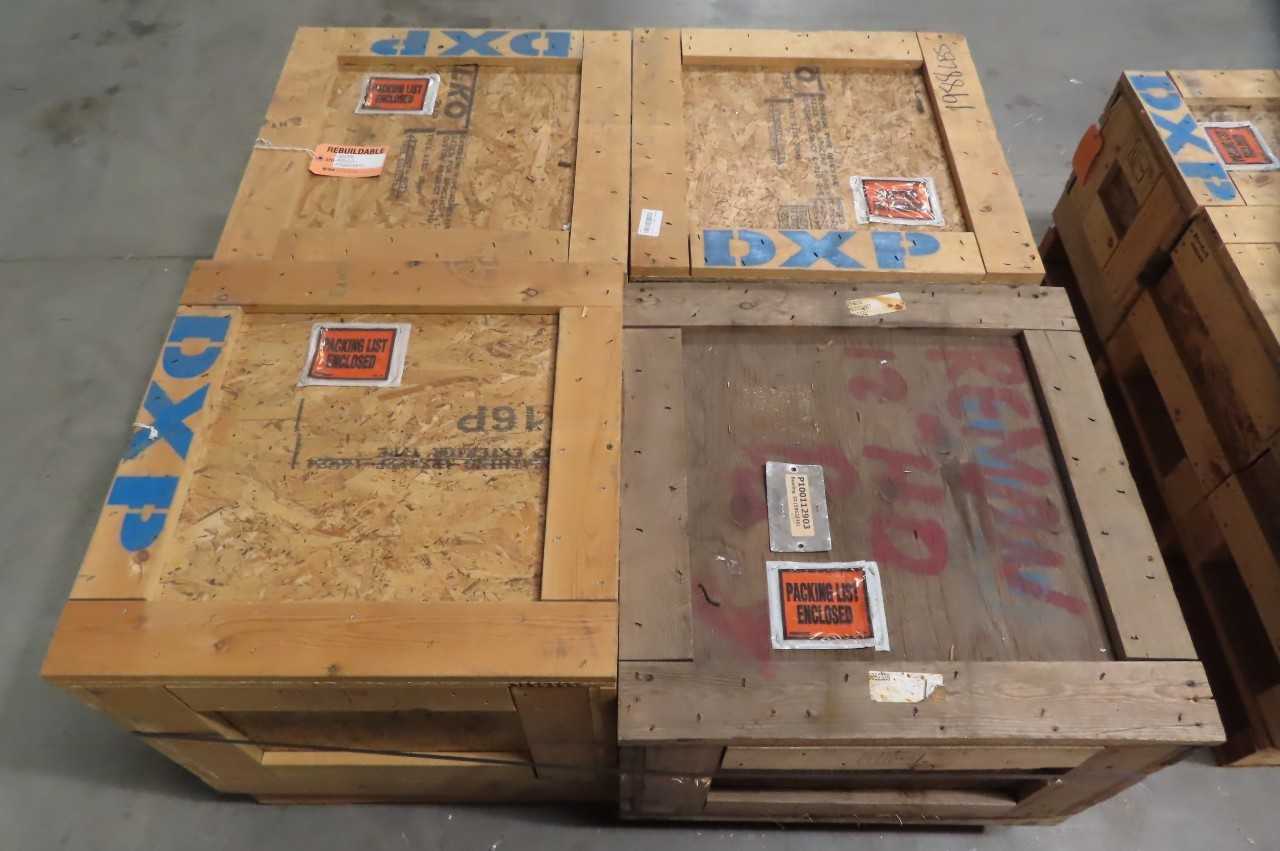 LOT OF 4 DXP QUADNA DAVIDSON HOWDEN 5299-D62 GR 4 12IN BORE BEARING LINERS - BEARINGS