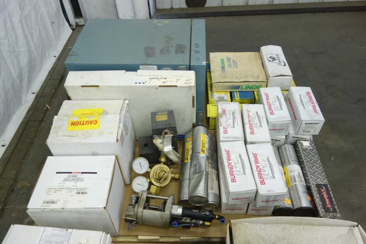 2 PALLETS OF ASSORTED WELDING SUPPLIES - WELDING SUPPLIES