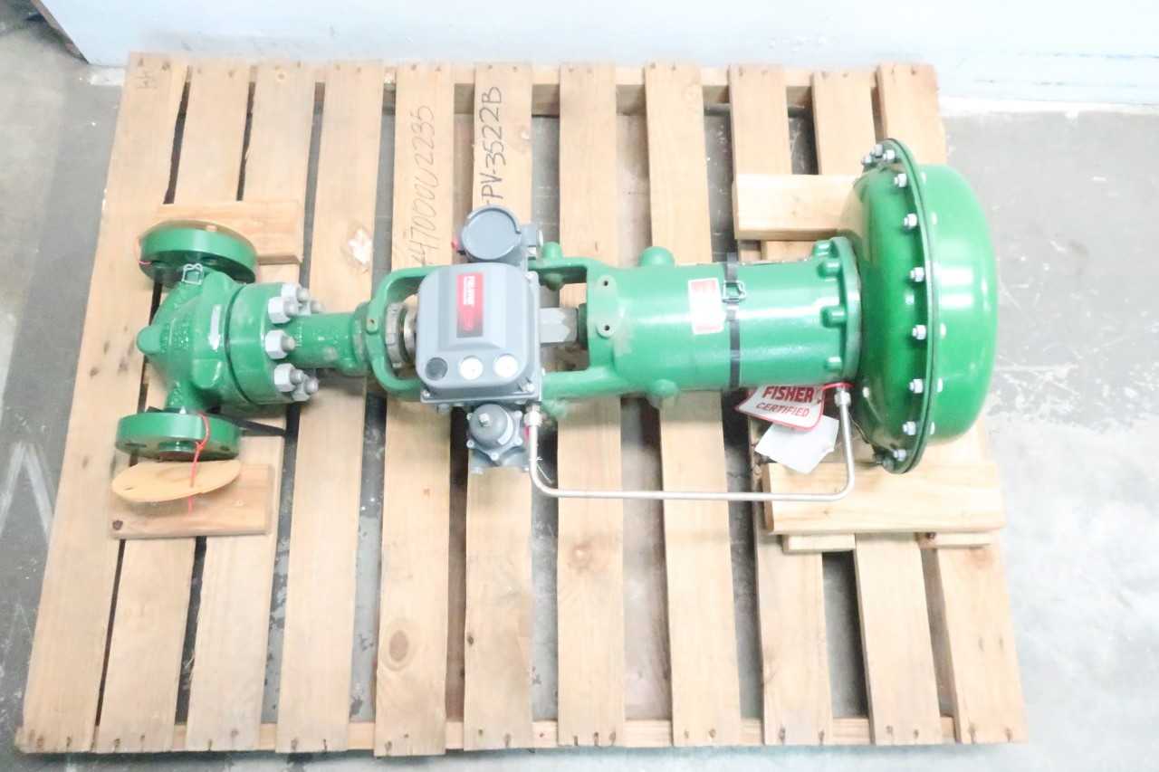 FISHER TYPE HPS PNEUMATIC STEEL FLANGED CONTROL VALVE 3/4IN 1500 - CONTROL VALVE