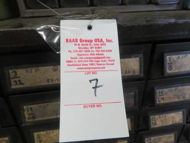 All cabinets and contents seen in pictures, ejection pins - INDUSTRIAL PARTS