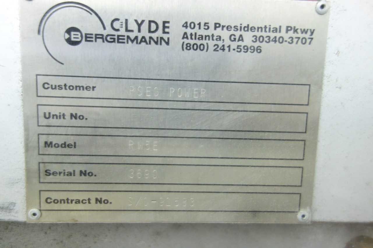 LOT OF 2 CLYDE BERGEMANN RW5E WALL DESLAGGER SOOT BLOWERS - BLOWER FAN