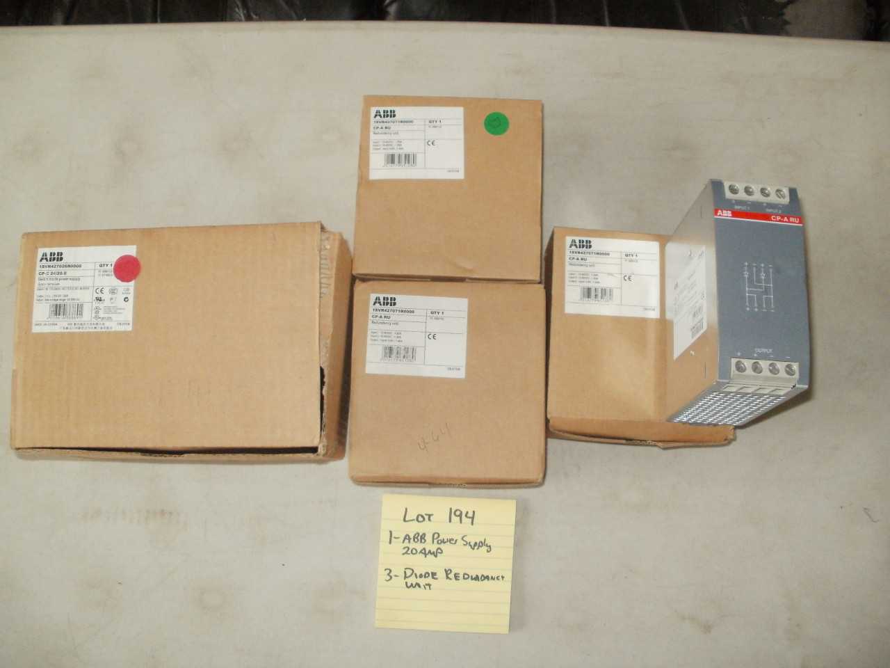 ABB POWER SUPPLY & DIODE - ELECTRICAL COMPONENTS