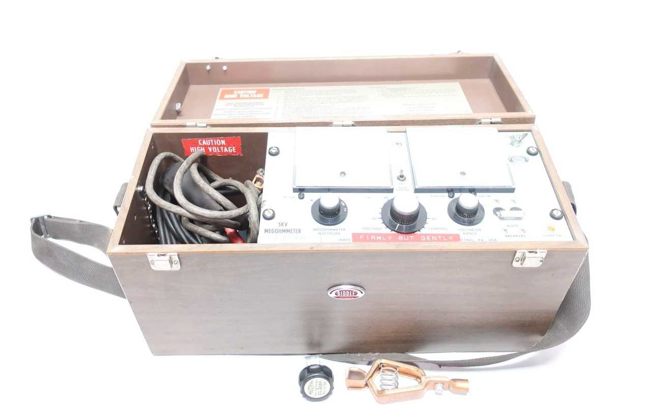 BIDDLE 210400 5KV MEGOHMMETER - ELECTRIC POWER TOOLS BIDDLE 210400 5KV MEGOHMMETER - ELECTRIC POWER TOOLS