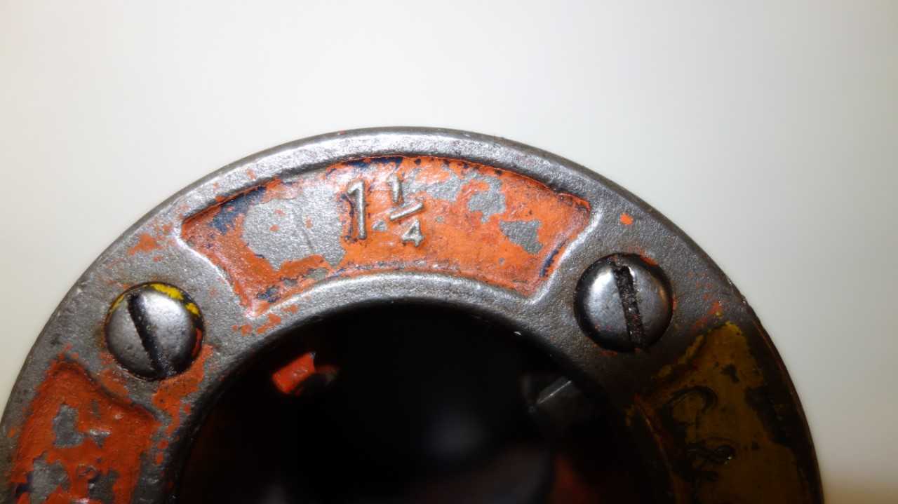 RIDGID 1-1/4 IN PLASTIBOND DIE - ELECTRIC POWER TOOLS