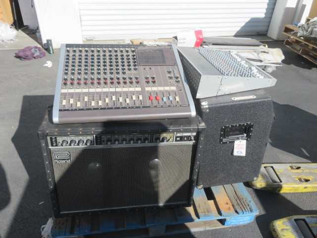 Ramsa Sound Mixing System WR -S212  and Speakers LOT - MISCELLANEOUS