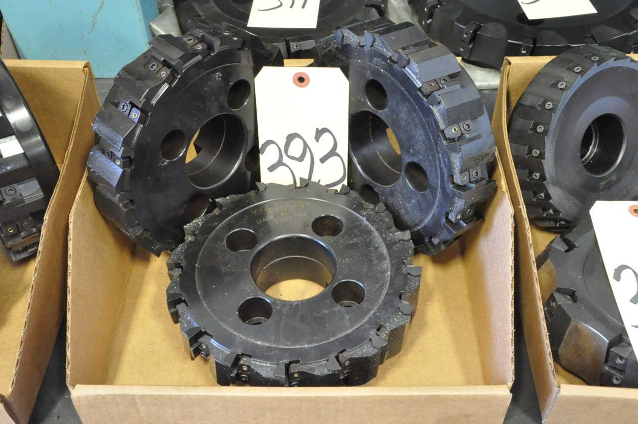 Lot-(3) Insert Type Face Cutters in (1) Box - ELECTRIC POWER TOOLS
