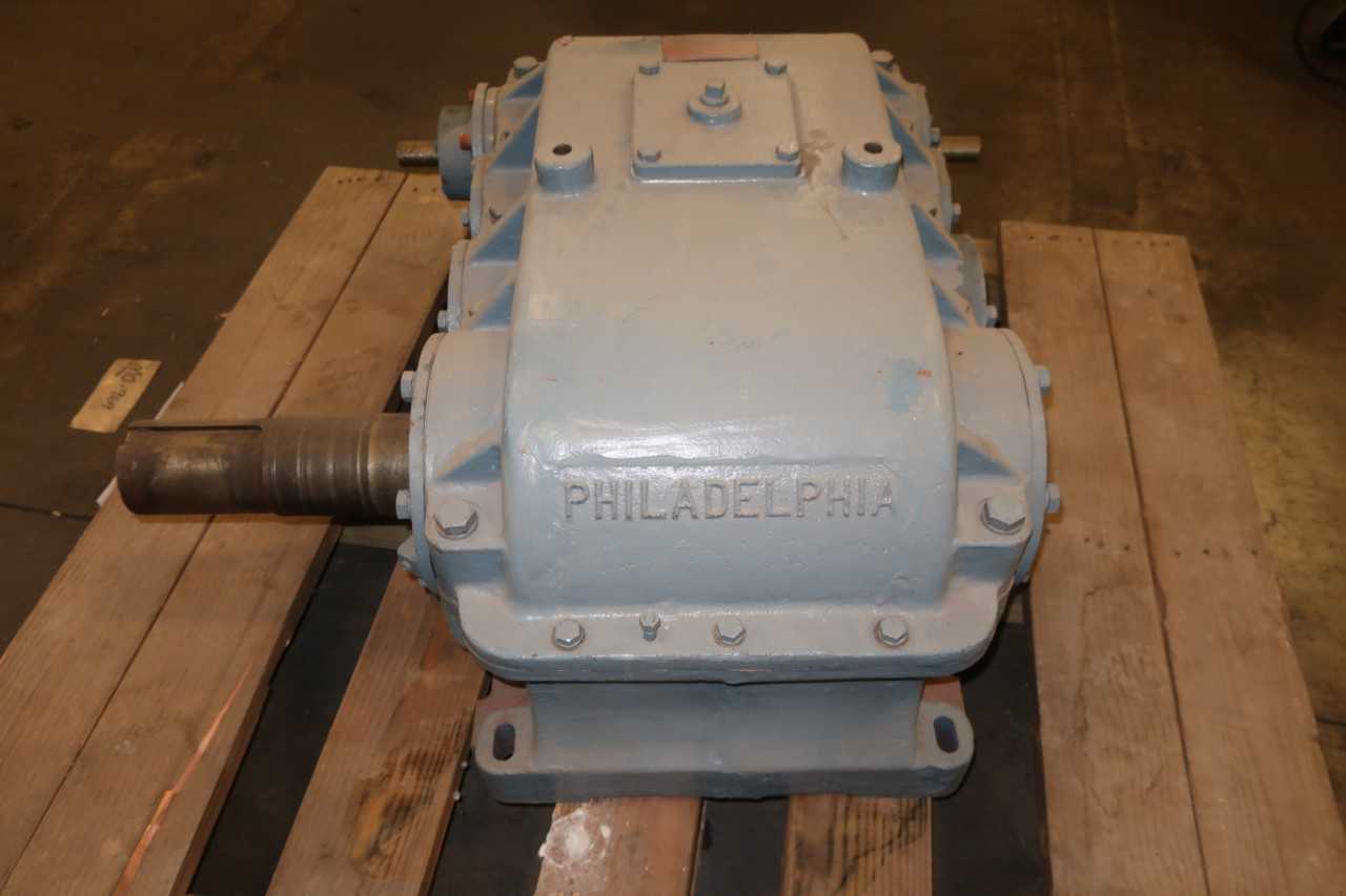 PHILADELPHIA 78822 TYPE HR 1800RPM 118.4:1 SIZE 4 GEAR REDUCER - GEAR REDUCERS