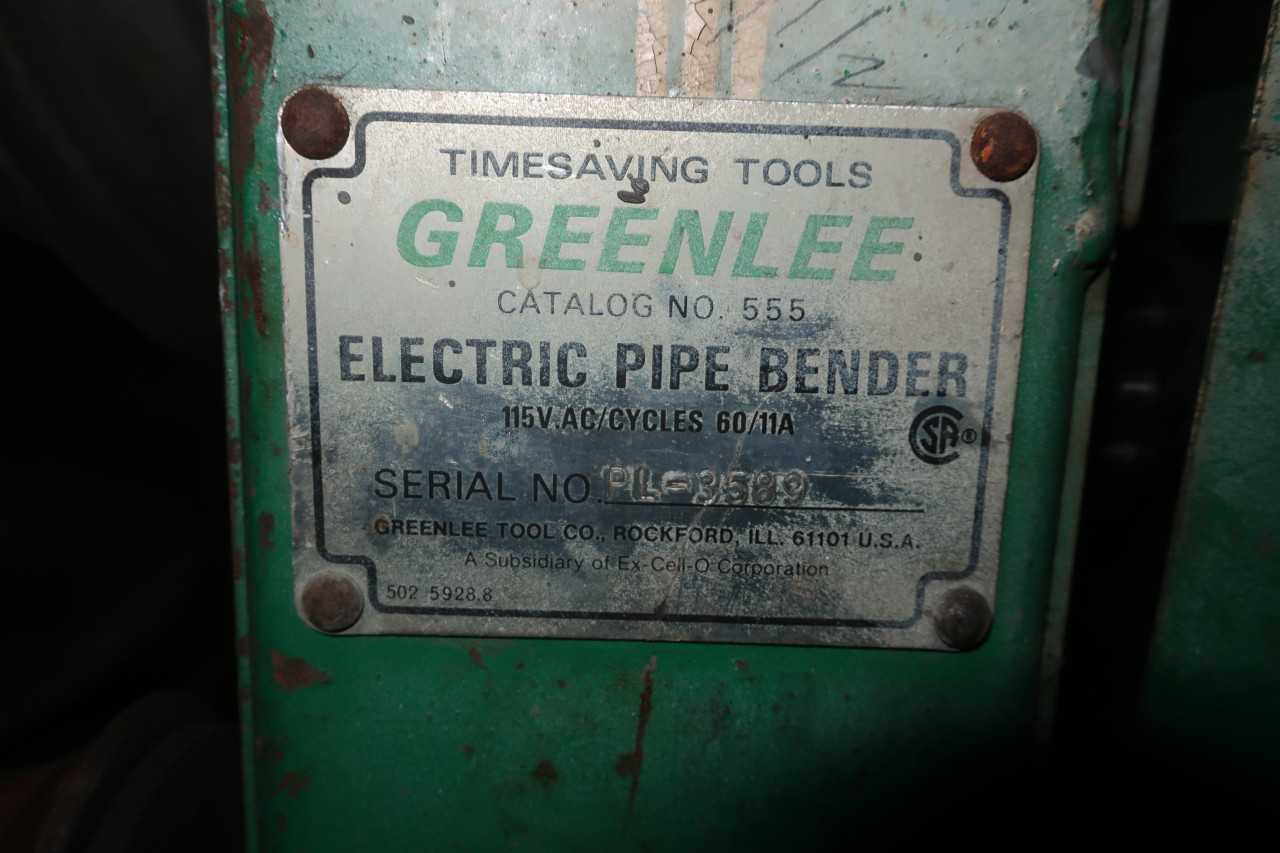 GREENLEE ELECTRIC PIPE BENDER WITH SPARE PARTS - ELECTRIC POWER TOOLS