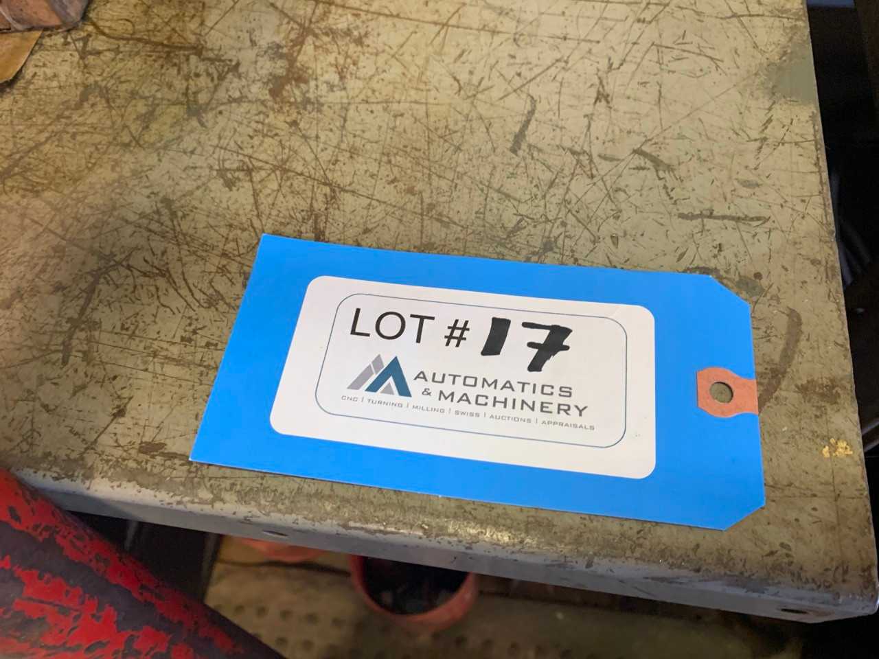 Metal Bench with Contents - MATERIAL HANDLING