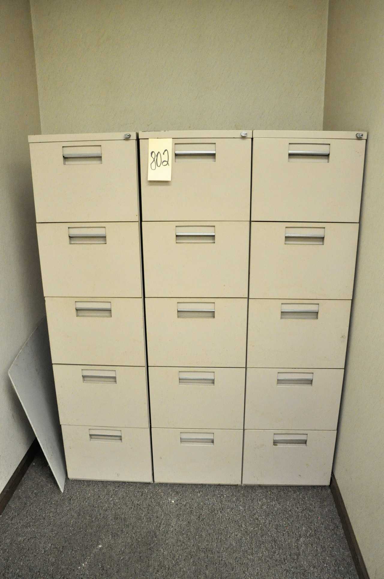 1 Desk 1 Credenza and 3 File Cabinets in 1 Office - PLANT & FACILITY EQUIPMENT
