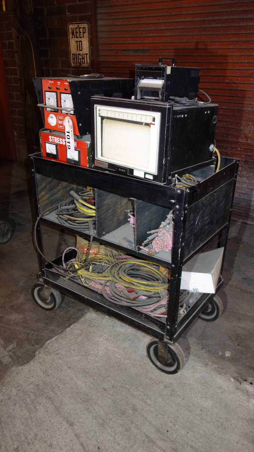 STRESSTECH AMMETER TESTER INSPECTION EQUIPMENT MOBILE CART - ELECTRIC POWER TOOLS