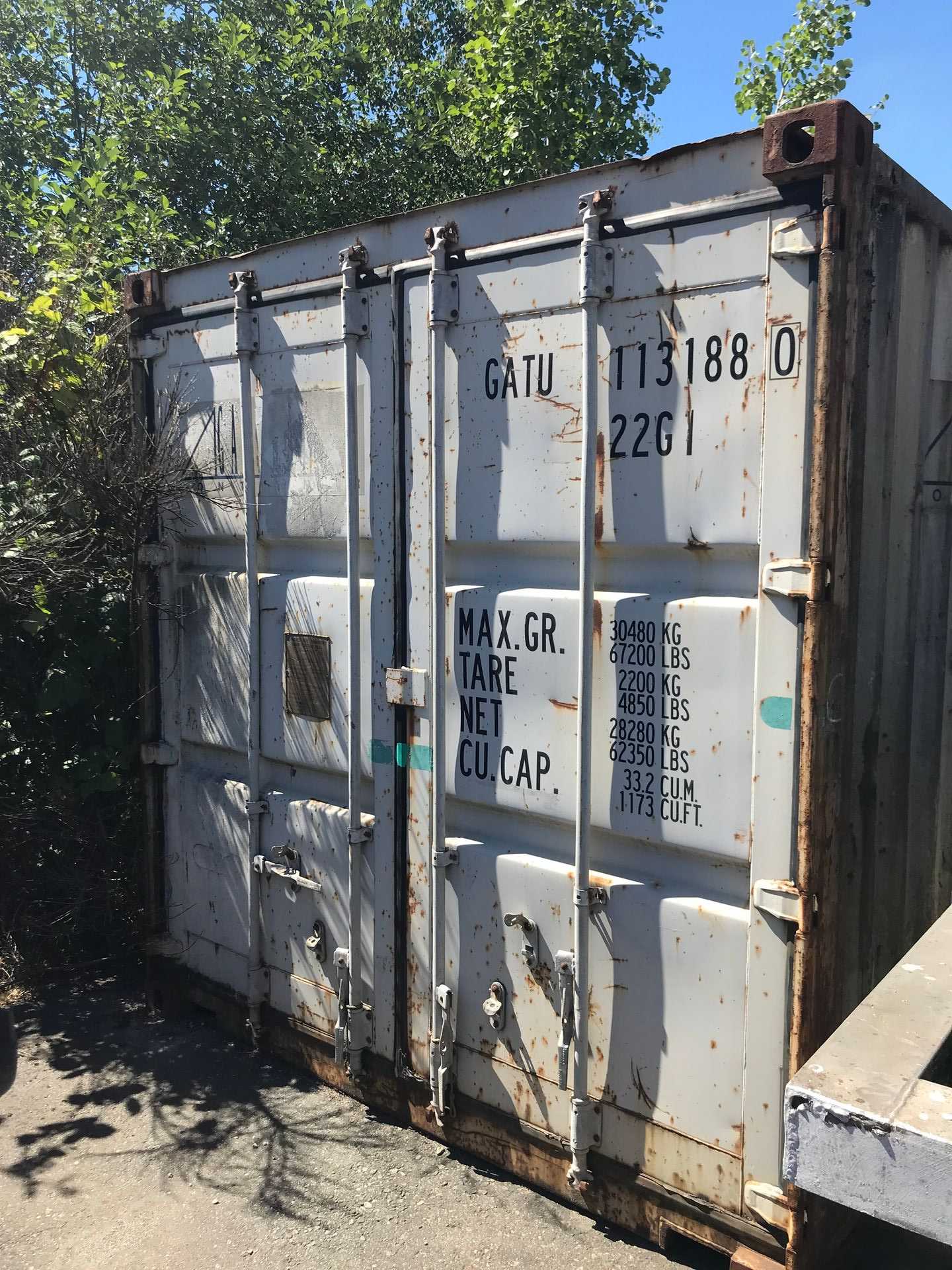 1998 Gateway Container International SP-GTWT-01 1173 cu.ft. Shipping Crate w/ Contents - PROCESS EQUIPMENT