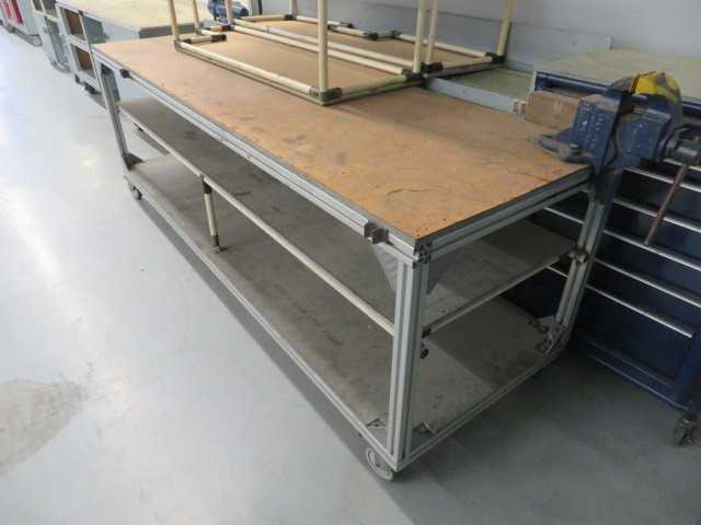 Wilton Vice on Rolling Table - MISCELLANEOUS