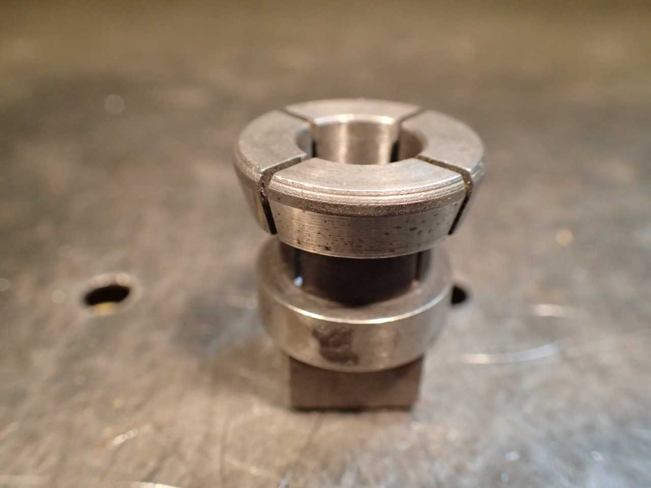 Ziegler 2LX-500R Square Drive Reamer Collet: 1/2" Smooth Bore, 2-TC-500R - HOLEMAKING TOOLS