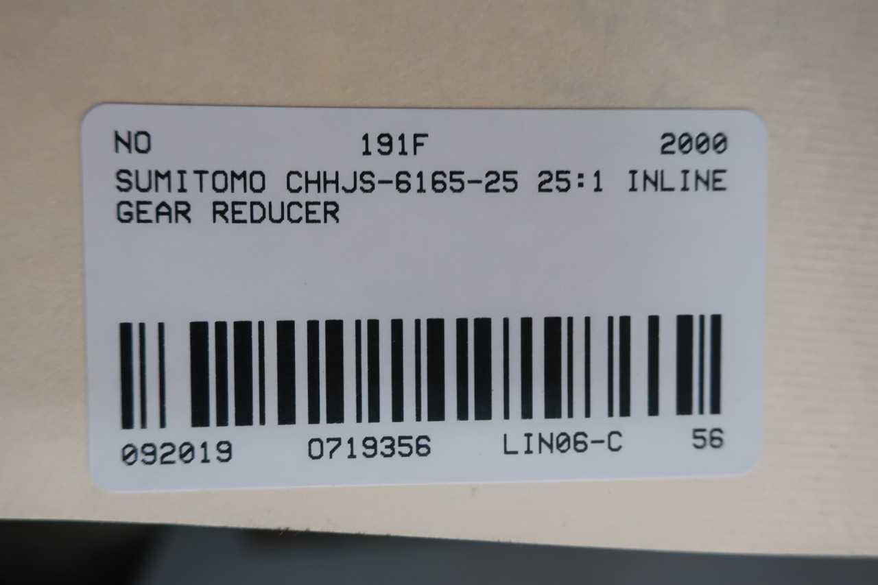 Sumitomo CHHJS-6165-25 Gear Reducer 20.3hp 25:1 - GEAR REDUCERS