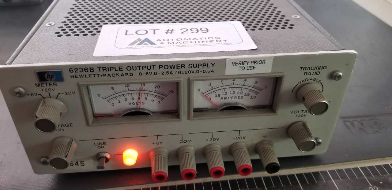 HP 6236B Triple Output Power Supply - METAL INSPECTION EQUIPMENT HP 6236B Triple Output Power Supply - METAL INSPECTION EQUIPMENT
